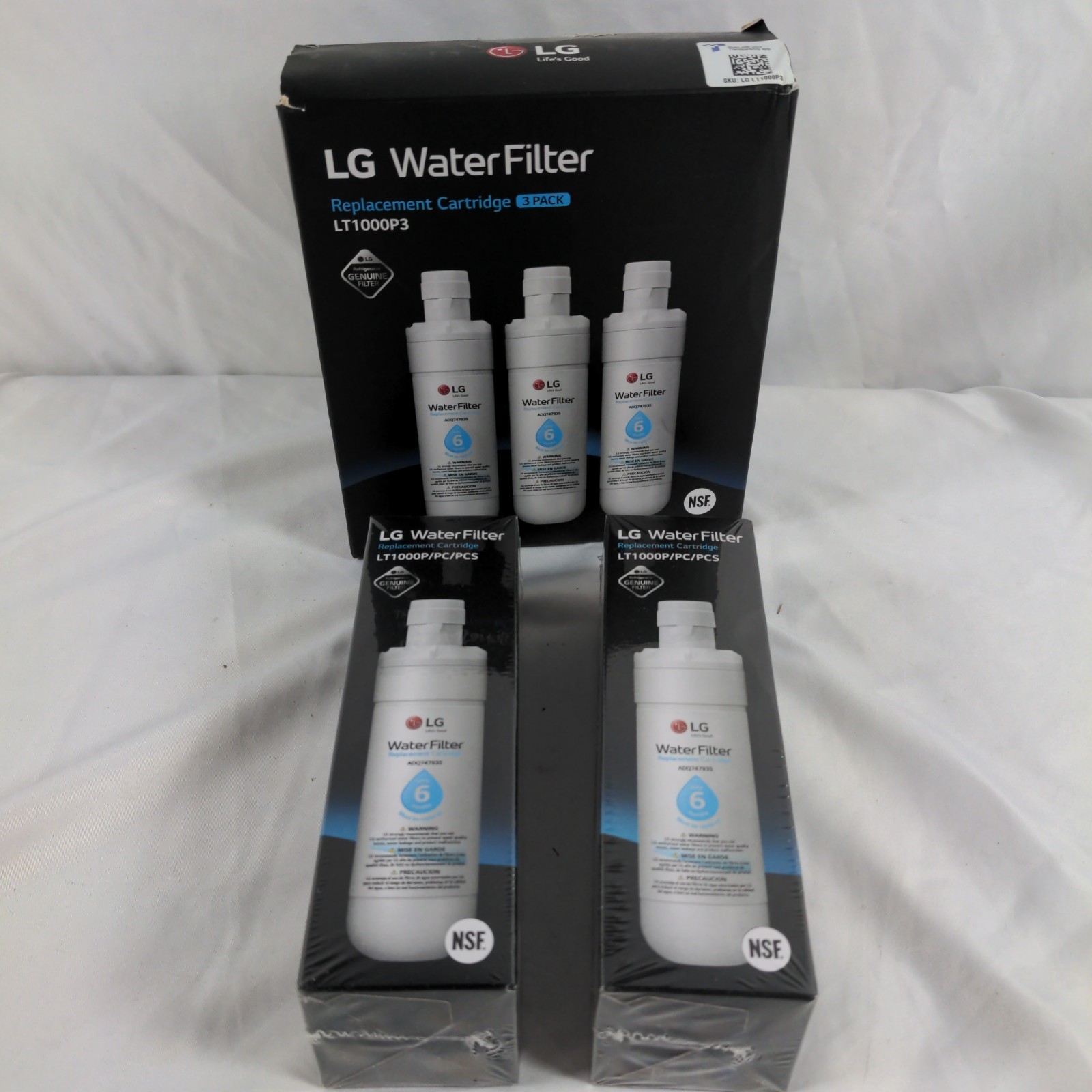TWO! LG LT1000P3 Water Filter Replacement – 2 Pack – NEW IN BOX