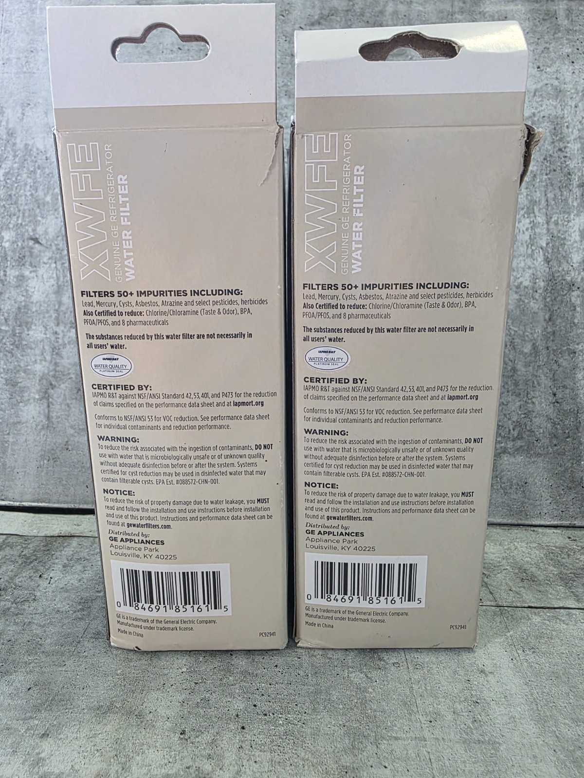2X GE (no Chip) XWFE Refrigerator Water Filter(Q)
