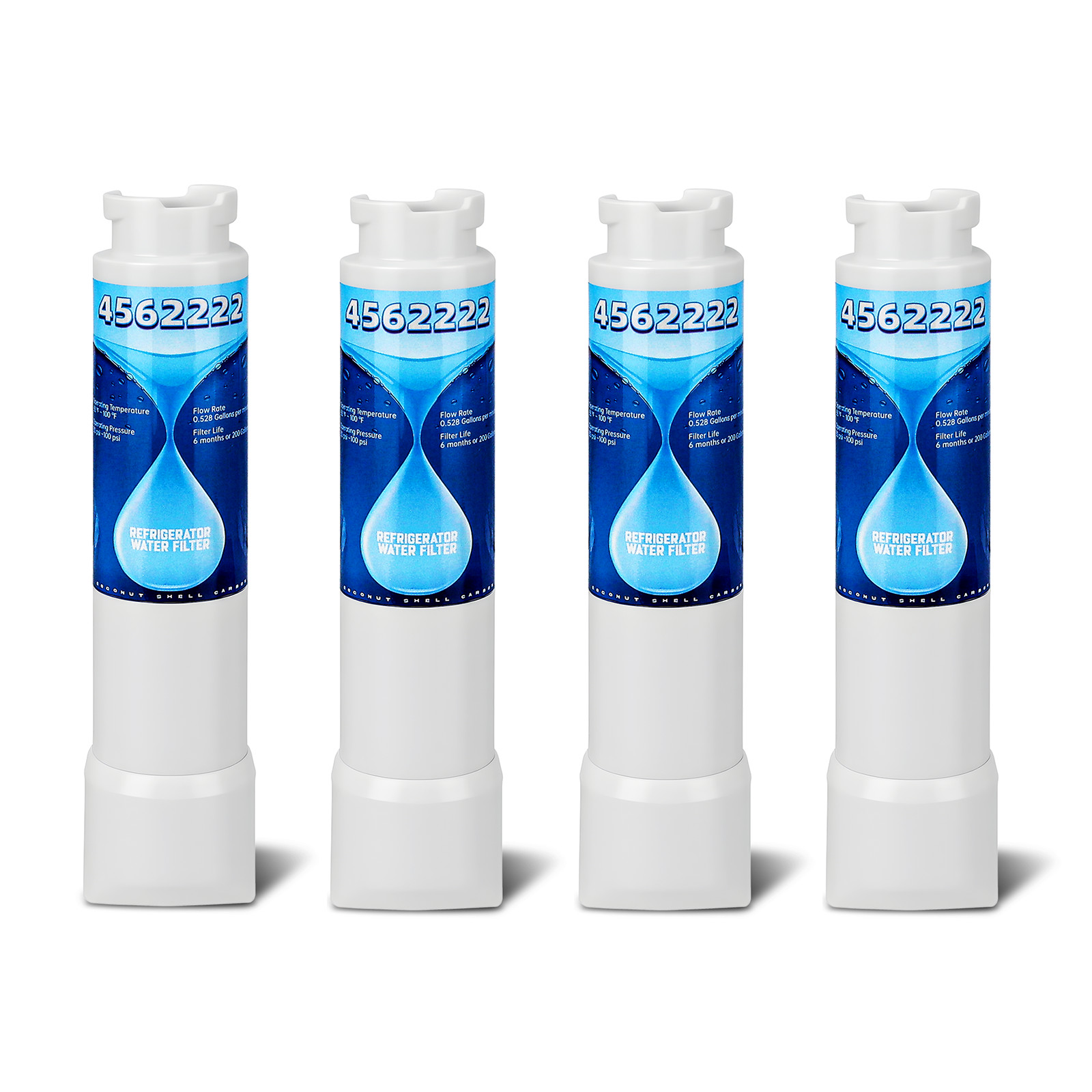 4 PACK NEW Frigidaire EPTWFU01 Pure Source Ultra II Refrigerator Water Filter