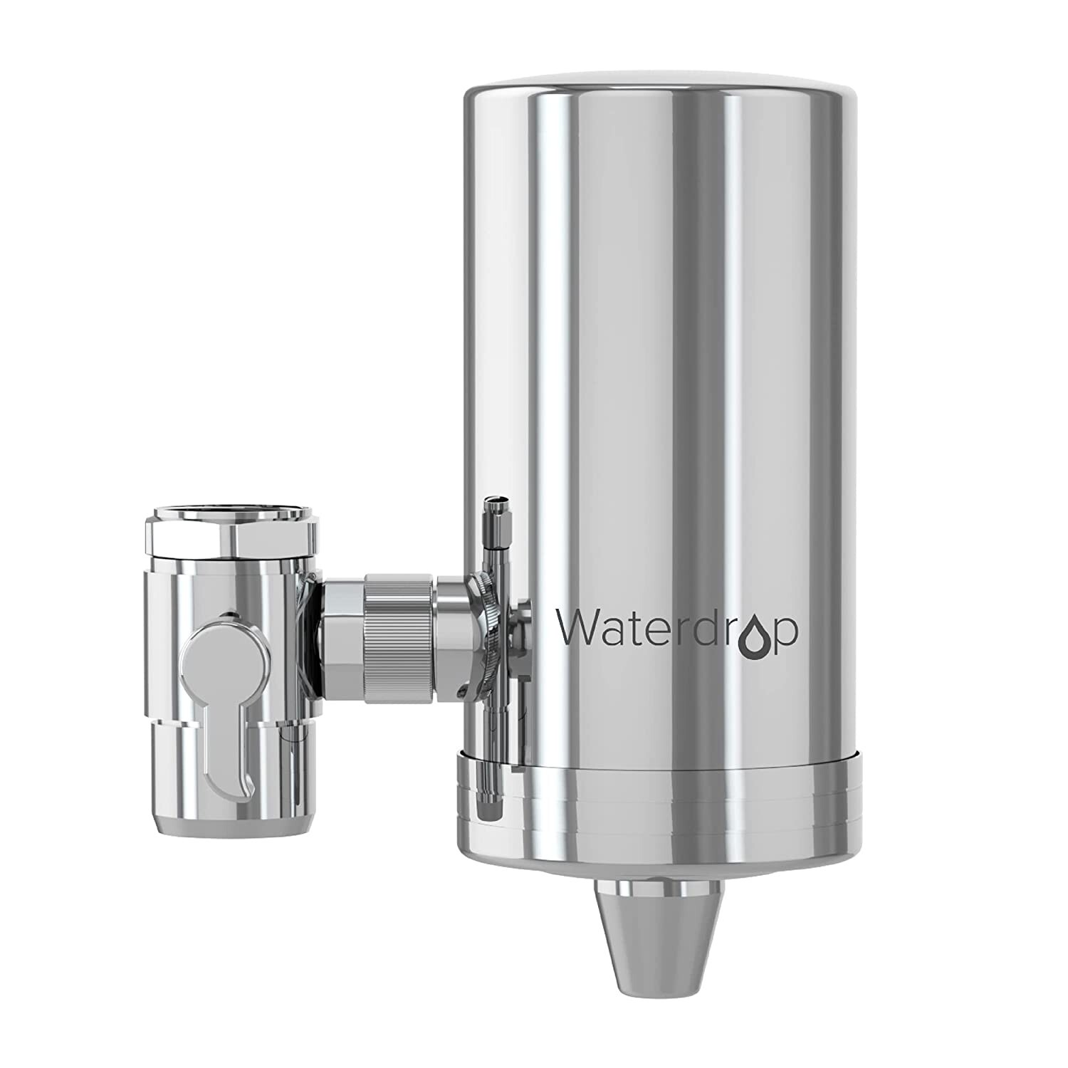 Waterdrop WD-FC-06 Stainless-Steel Faucet Water Filter,Tap Water Filter,1 Filter