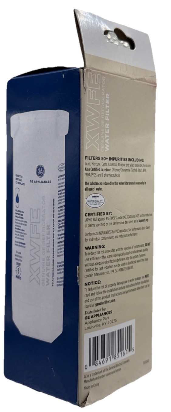 GE XWFE Water Filter for Refrigerator OEM Genuine Replacement – Brand New Sealed