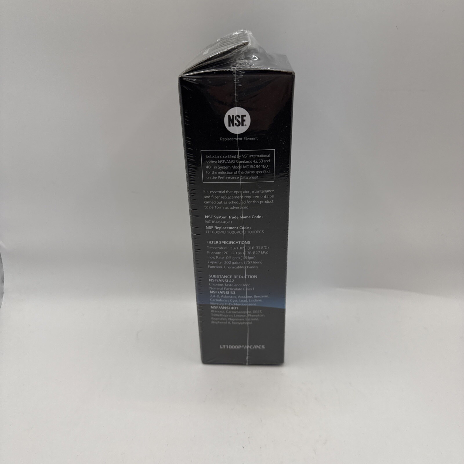 LG Water Filter Replacement Cartridge LT1000P/PC/PCS B3 New and Sealed