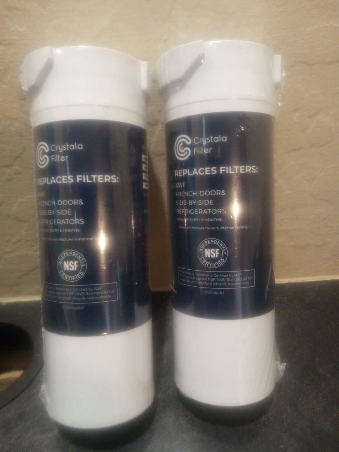Crystala Filter Replacement Filters Xwf French Door Side By Side…