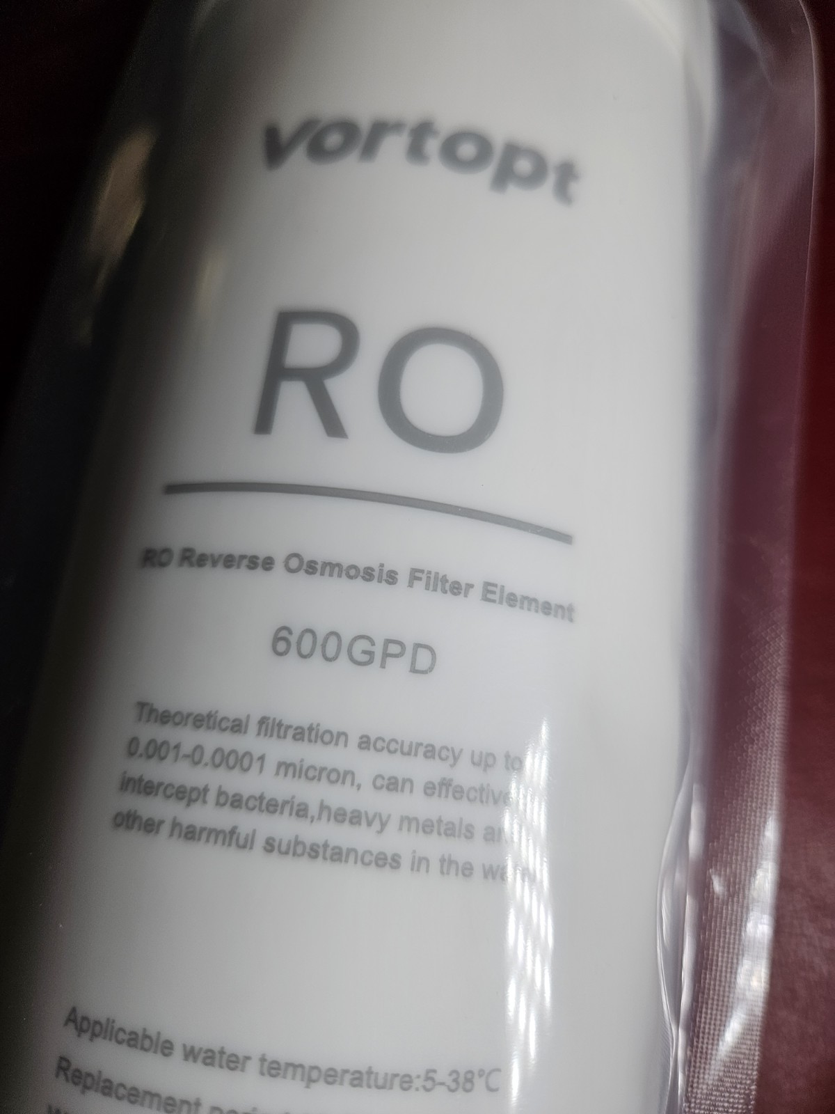 VORTOPT OEM QR06 RO Replacement Filter Cartridge Reverse Osmosis Water System