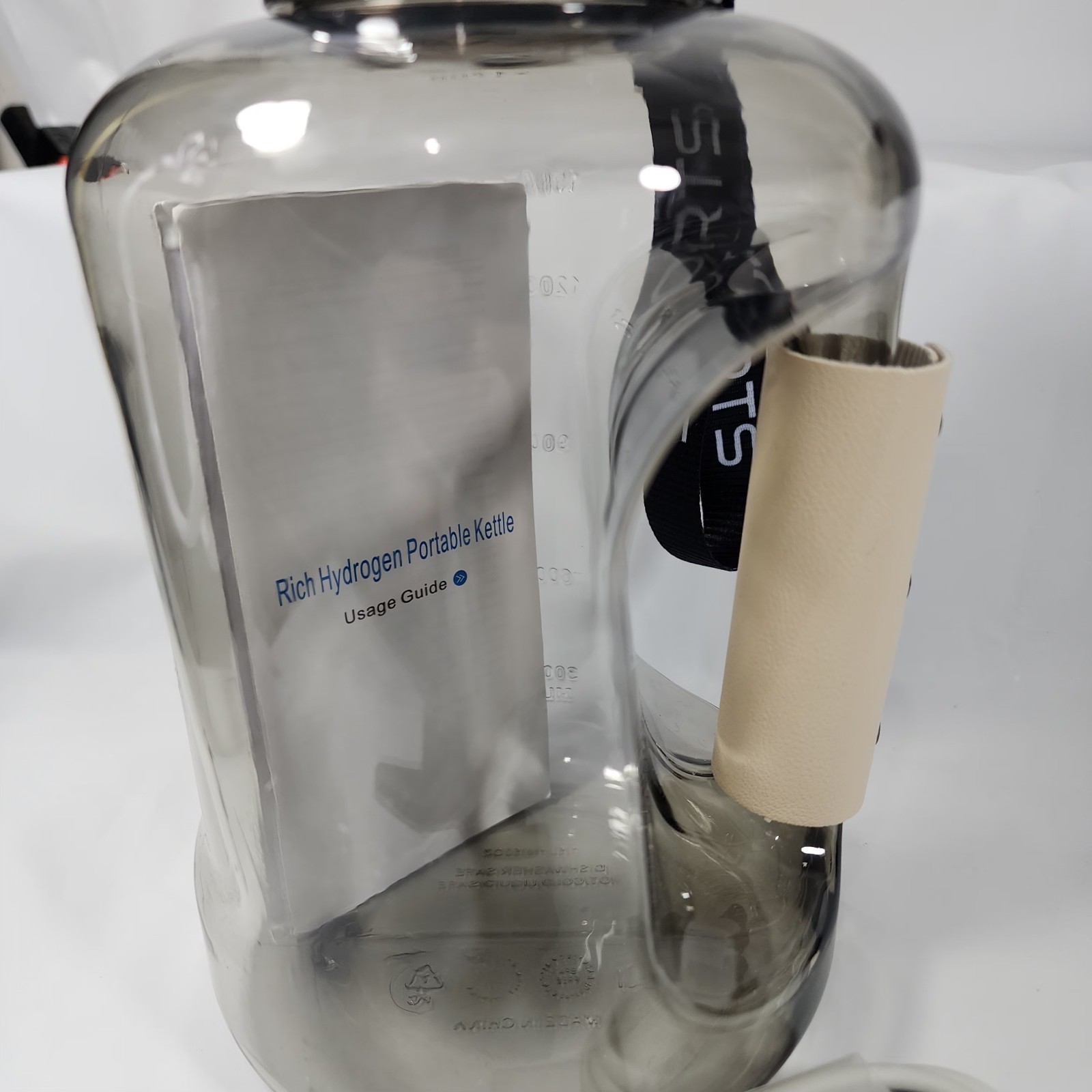 1.5L Portable Hydrogen Water Bottle Generator with SPE PEM Technology, Hydrogen