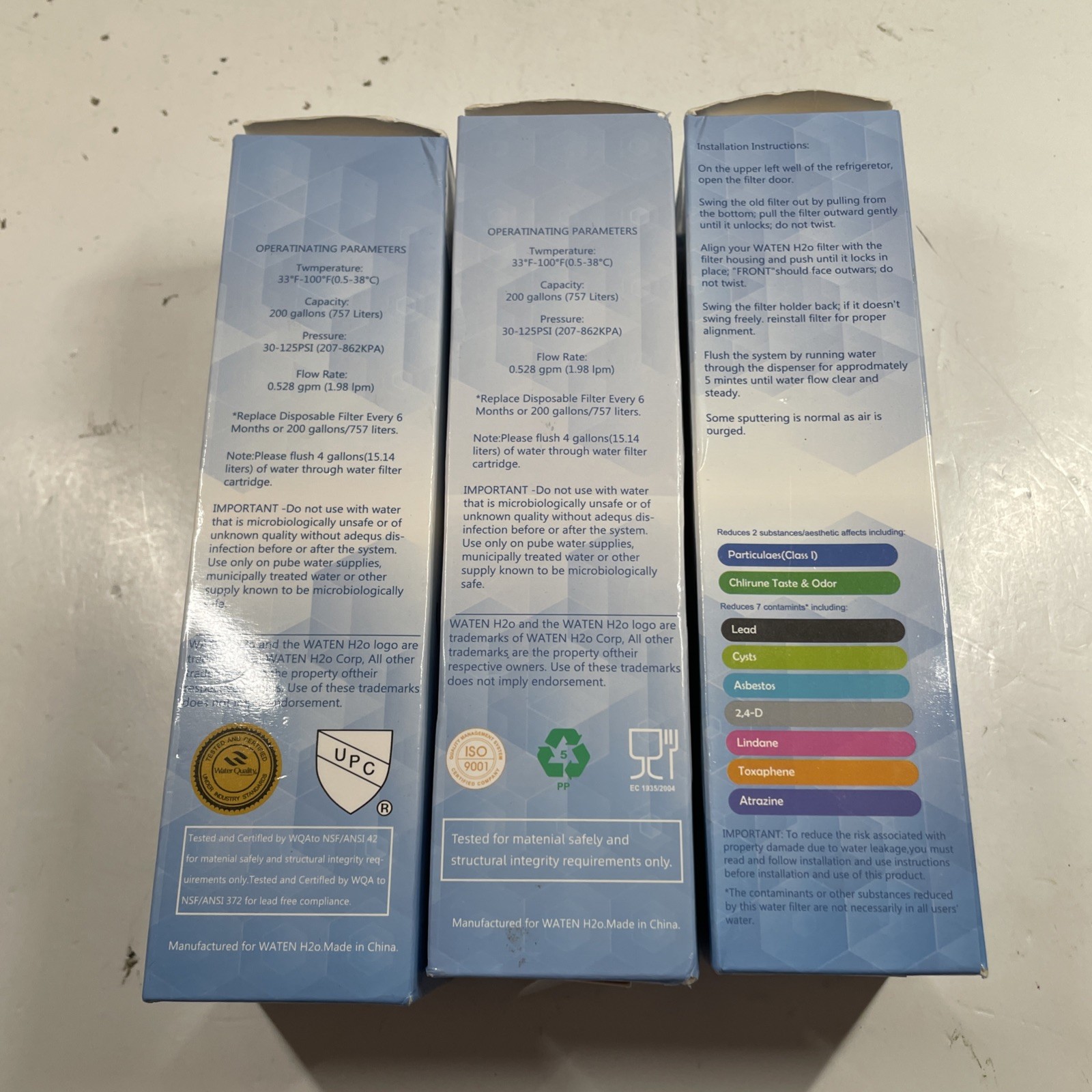 3 Pack For Kenmore 9081 Replacement Refrigerator Water Filter 46-9081 46-9930