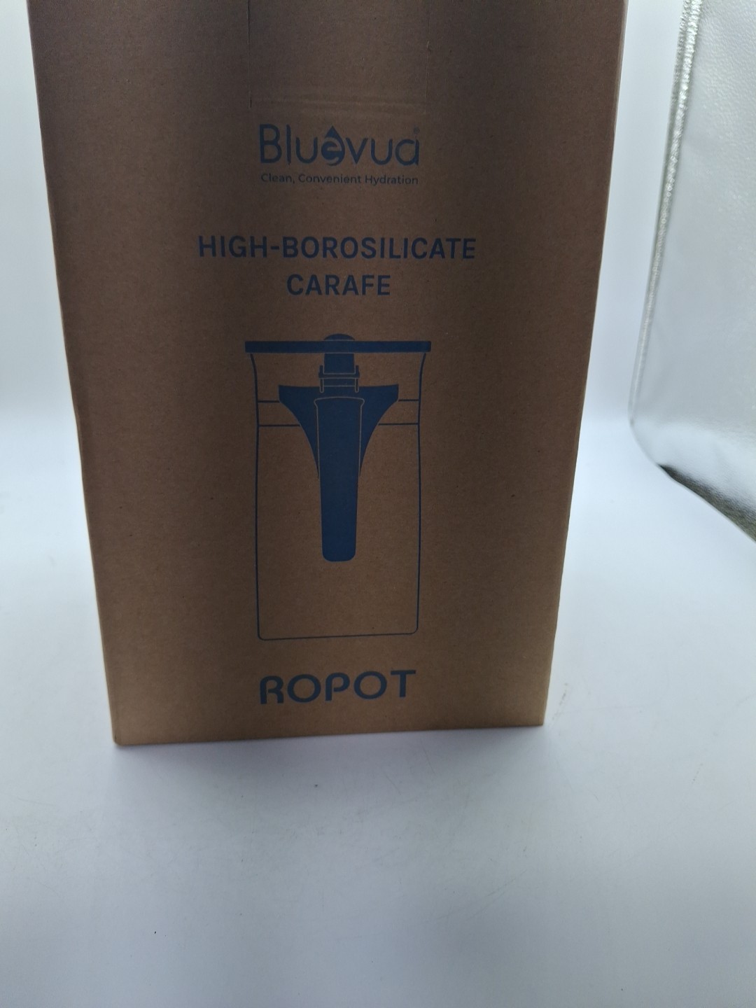 Bluevua RO100ROPOT-UV Reverse Osmosis System Replacement Glass Pot