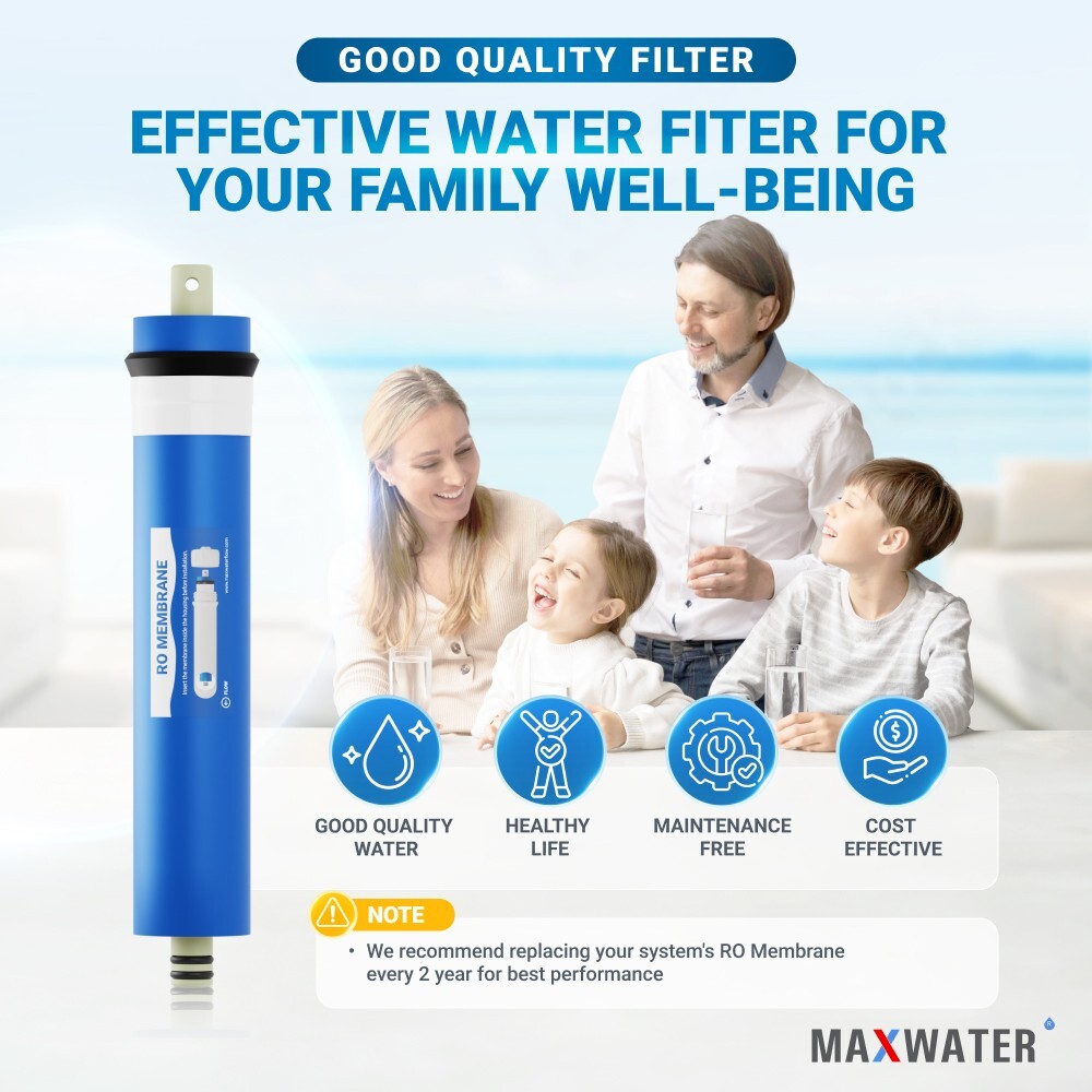 200 GPD Reverse Osmosis Max RO Water Filter Systems OEM Membrane Size 2012
