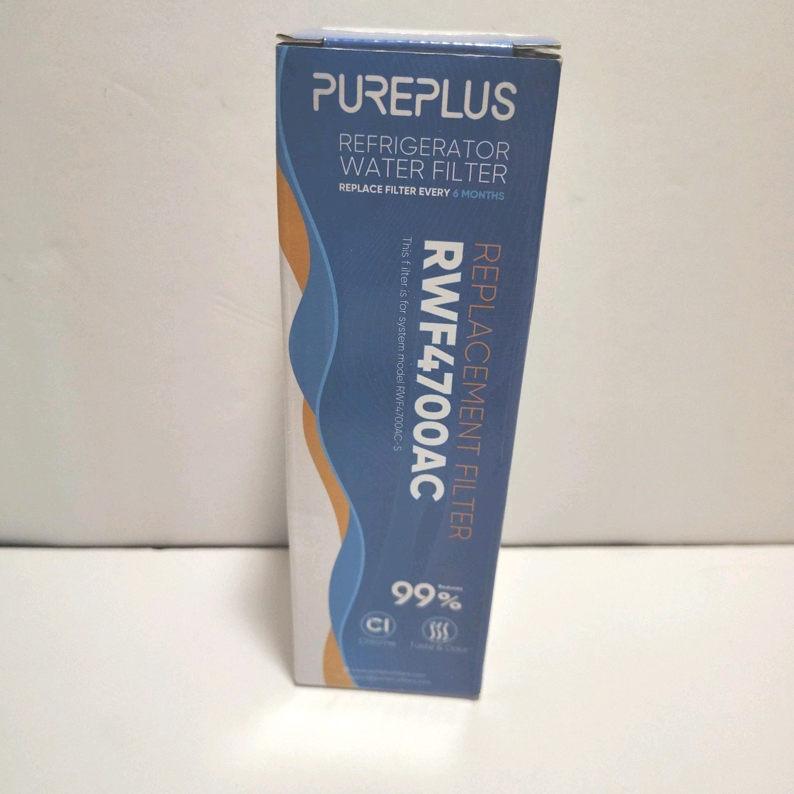 PUREPLUS RWF4700A Refrigerator Water Filter, New Sealed, RWF4700AC W/Reset Tool