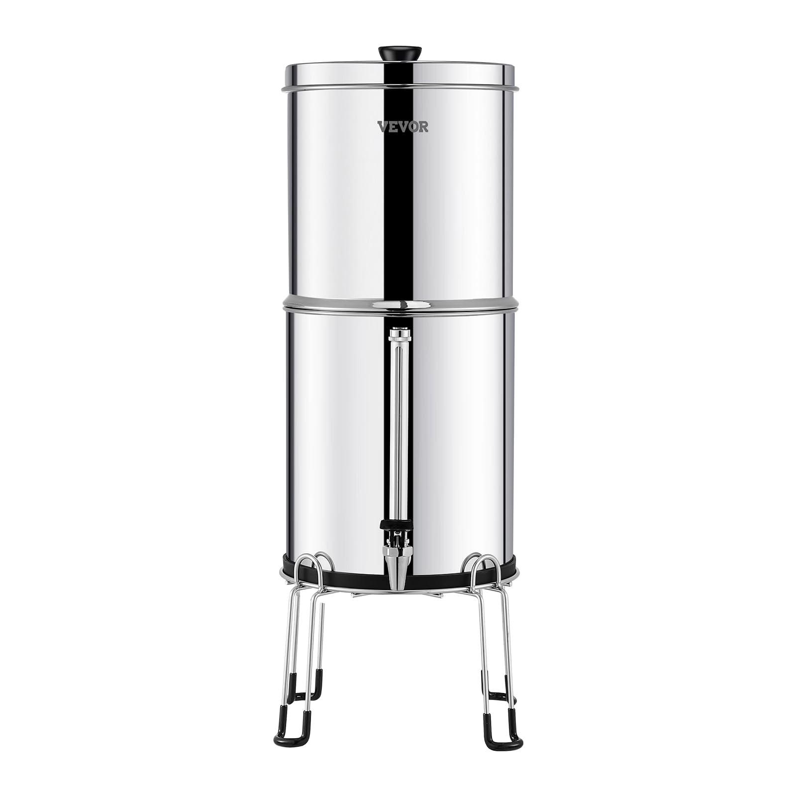 Gravity Water Filter System 2.25 Gallon Stainless Steel Countertop Filtration 2