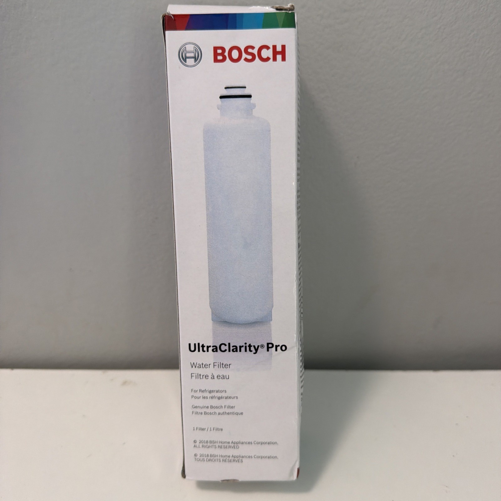 1 PACK Bosch Ultra Clarity Pro BORPLFTR50 Water Filter White #WFS200MF/WFS210MF