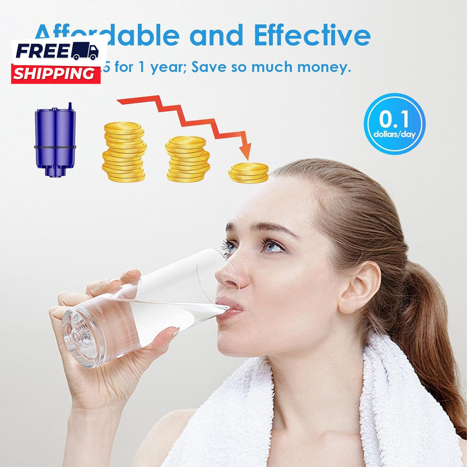 Faucet Water Filter Replacement Fit for All PUR for PUR plus Faucet Filtration