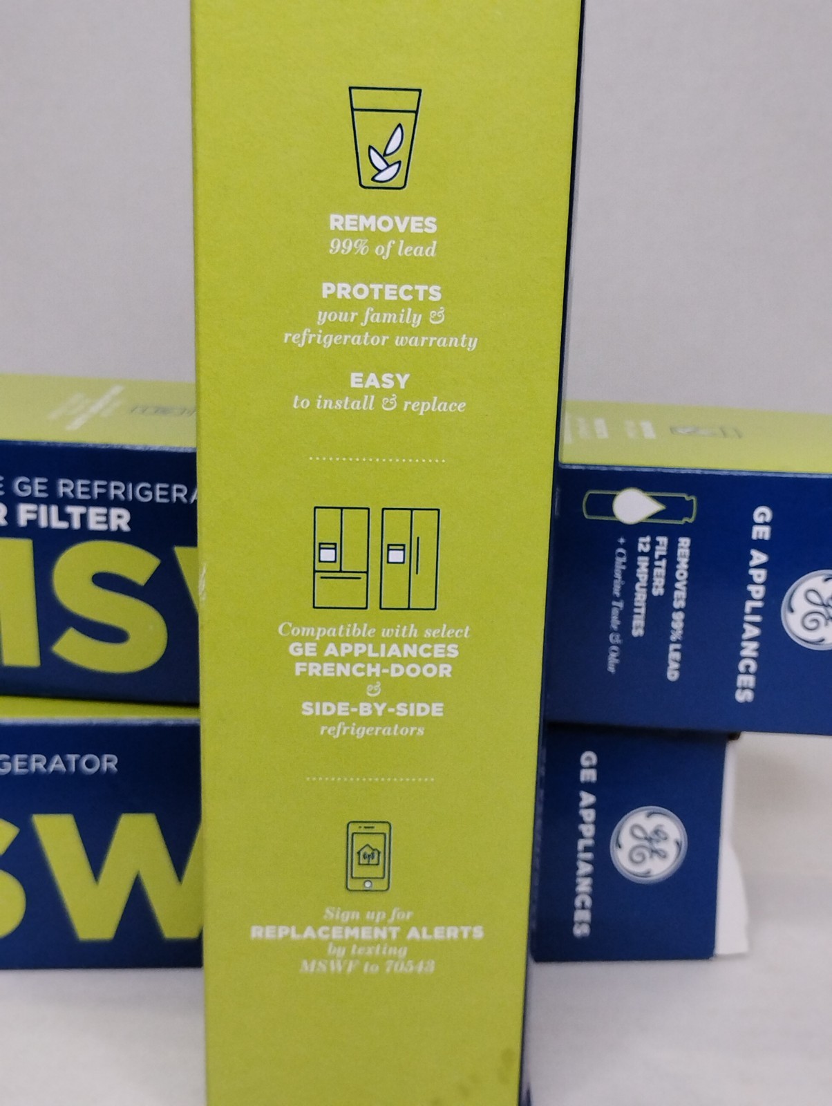 Lot Of 3 GE MSWF Refrigerator Water Filter New And Sealed