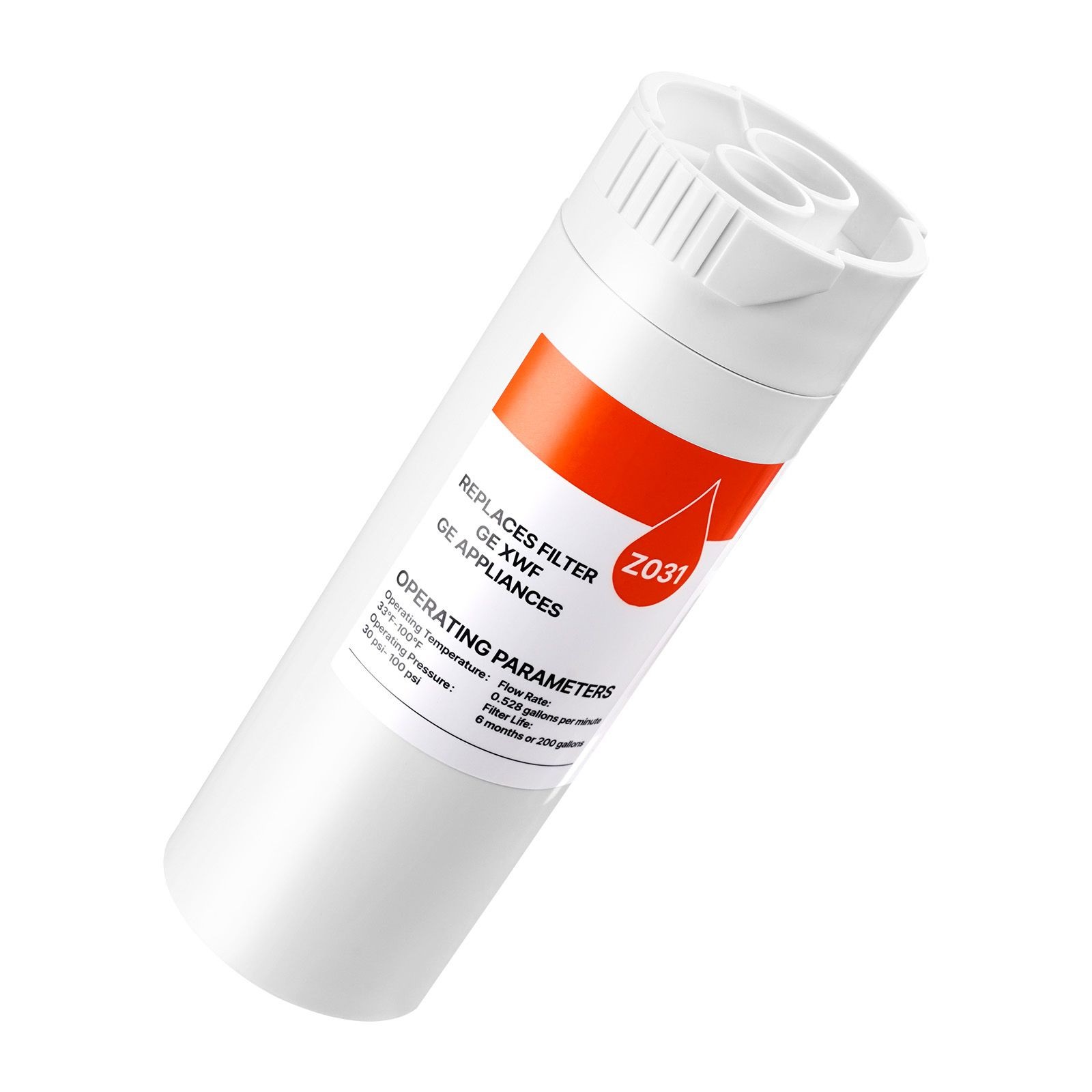 Refrigerator Water Filter, Carbon Block 200 Gal 6 Months