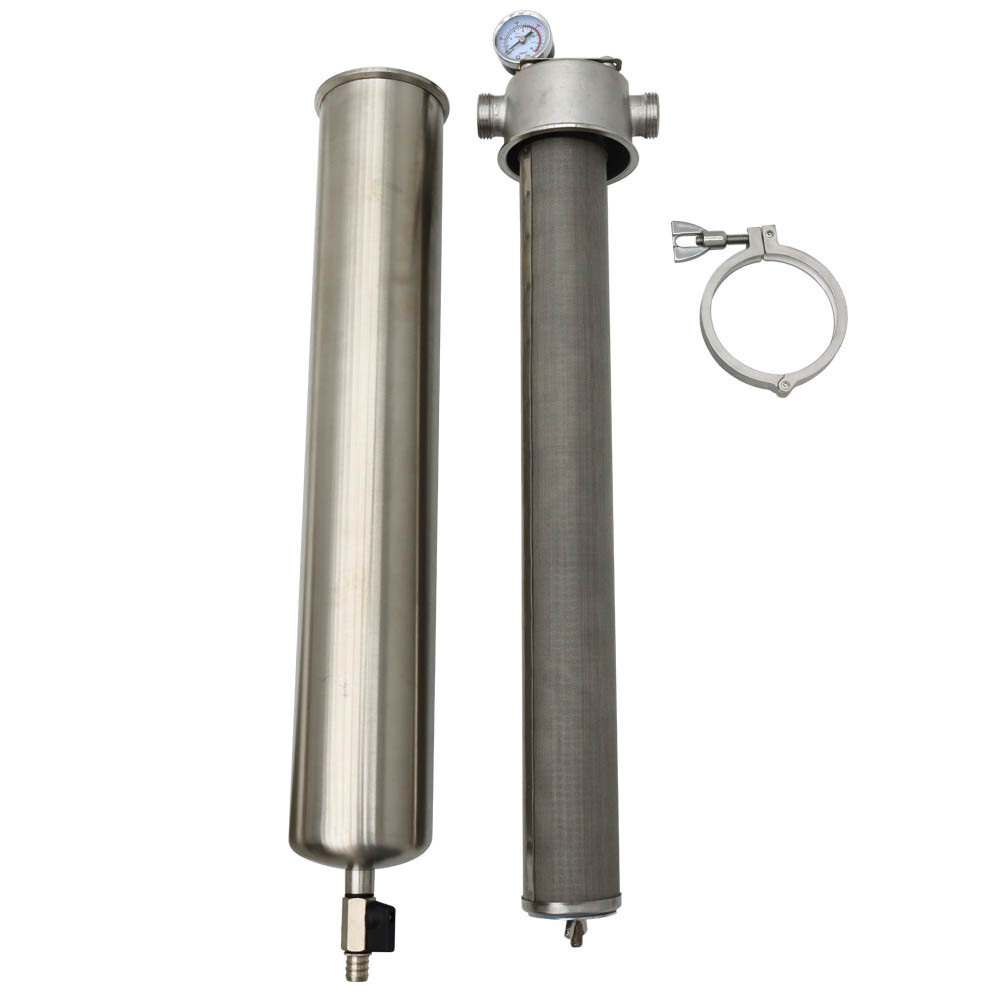 Stainless Steel High Flow Front Filter 1in Inlet Whole House Water Purification