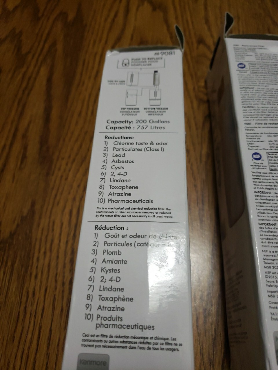 Kenmore 469081 Lot Of 3 Refrigerator Water Filters New In Box 2 Sealed 1 Opened