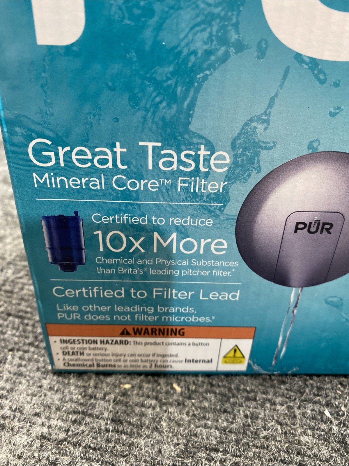 PUR PLUS Faucet Filtration System – Metallic Gray (PFM350V)