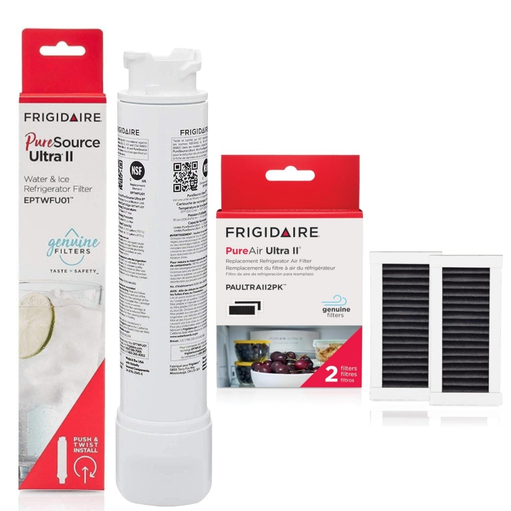 Frigidaire EPTWFU01 PureAir Ultra II PAULTRA2-2PK Water & Air Filter Combo Kit