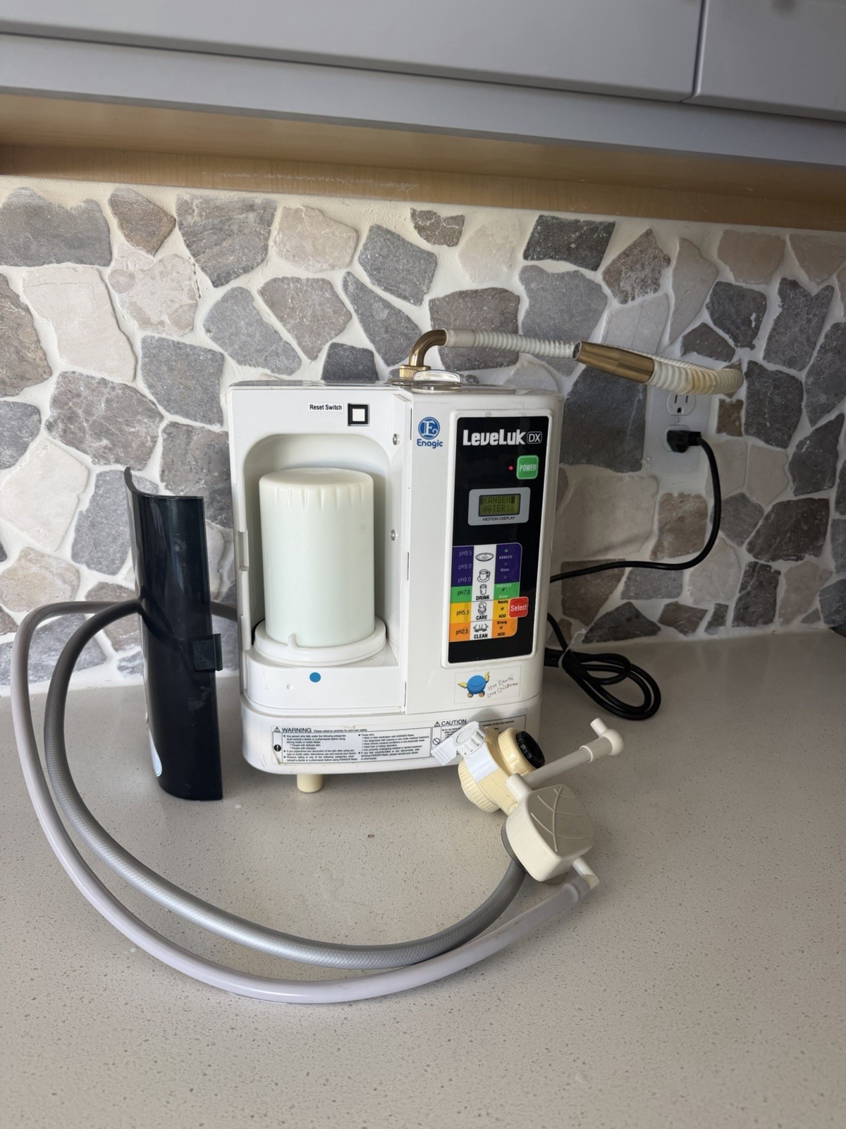 Enagic LeveLuk DX Water Ionizer countertop Kangen water machine with New Filter