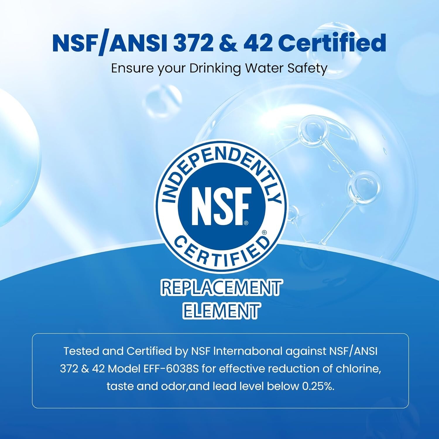 (3)Waterspecialist Refrigerator Filter,Replacement for Kenmore® 46-9081, 46-9930