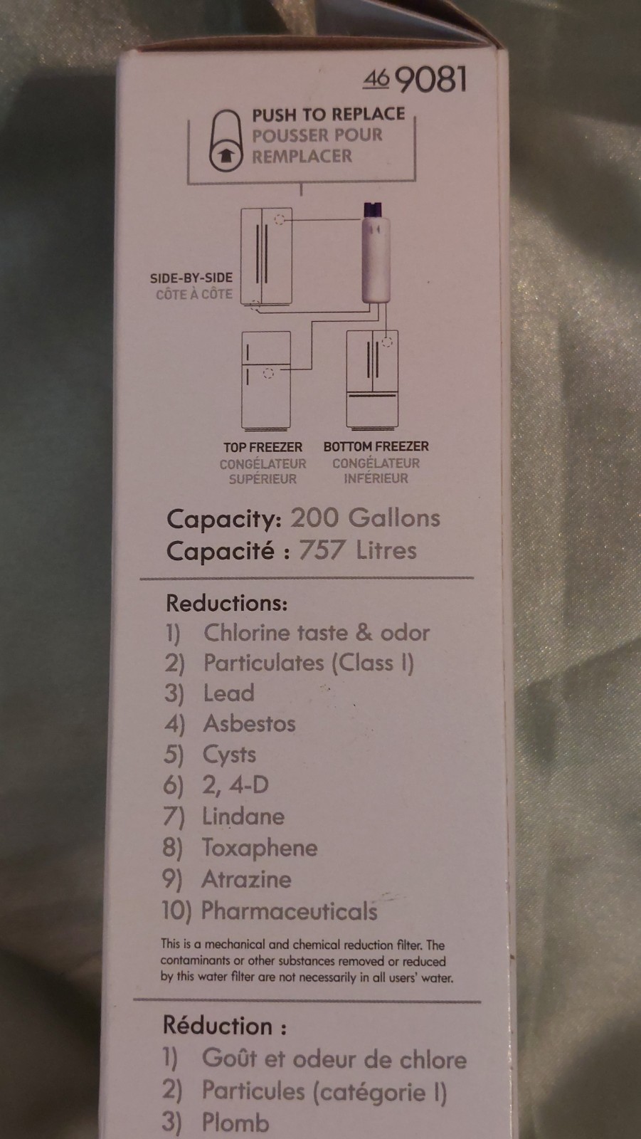 Kenmore 469081 Refrigerator Water Filter – White