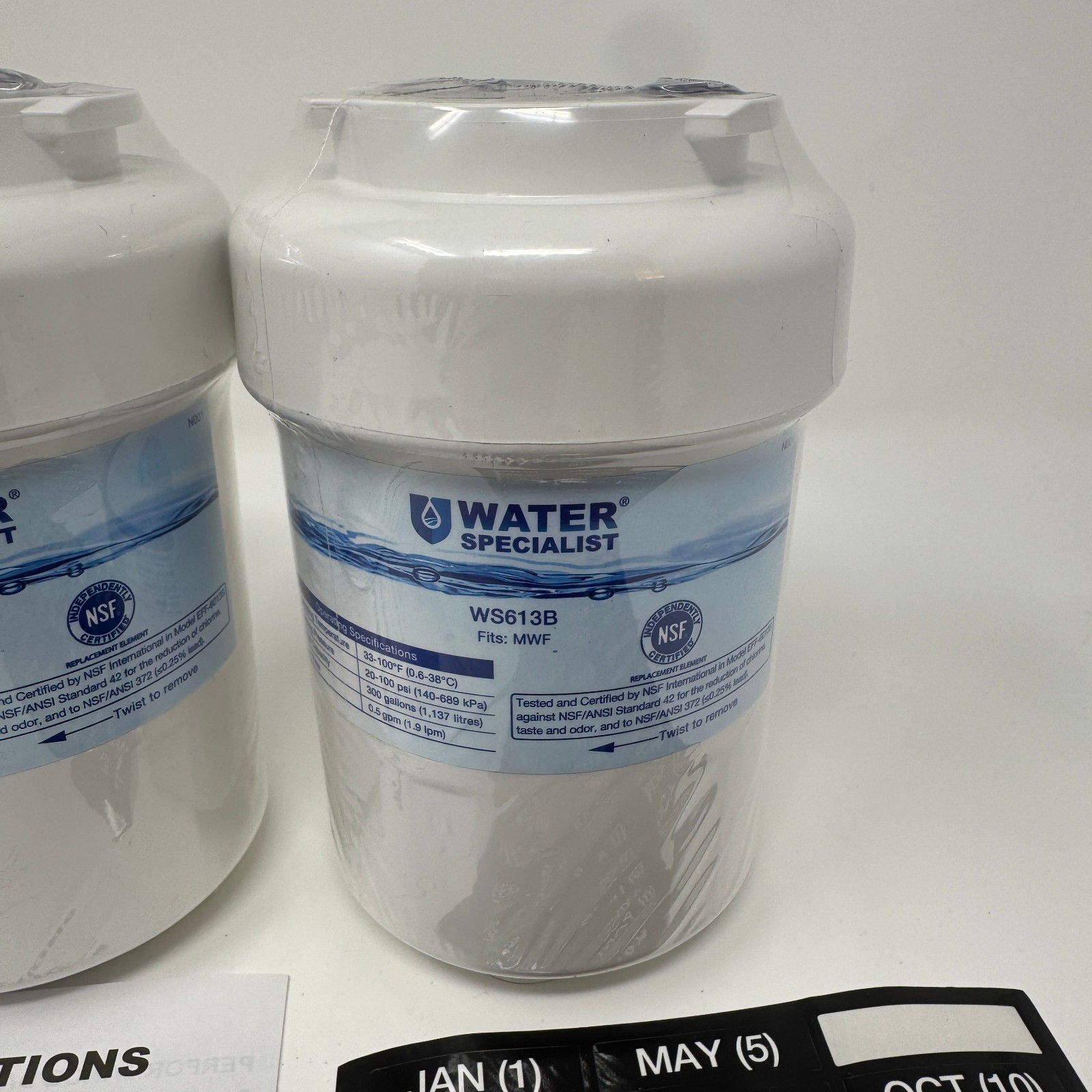 Waterspecialist WS613B Replacement for GE MWF SmartWater MWFP 2-Pack Filters