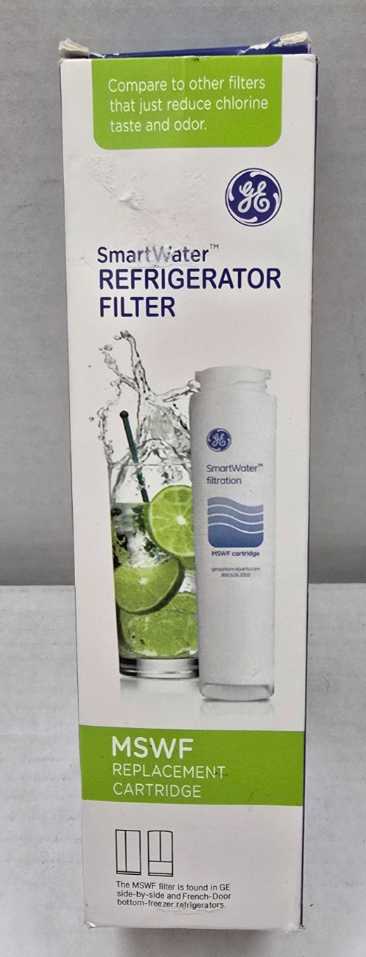 1 PACK GE MSWF refrigerator water filter replacement SmartWater filter NEW