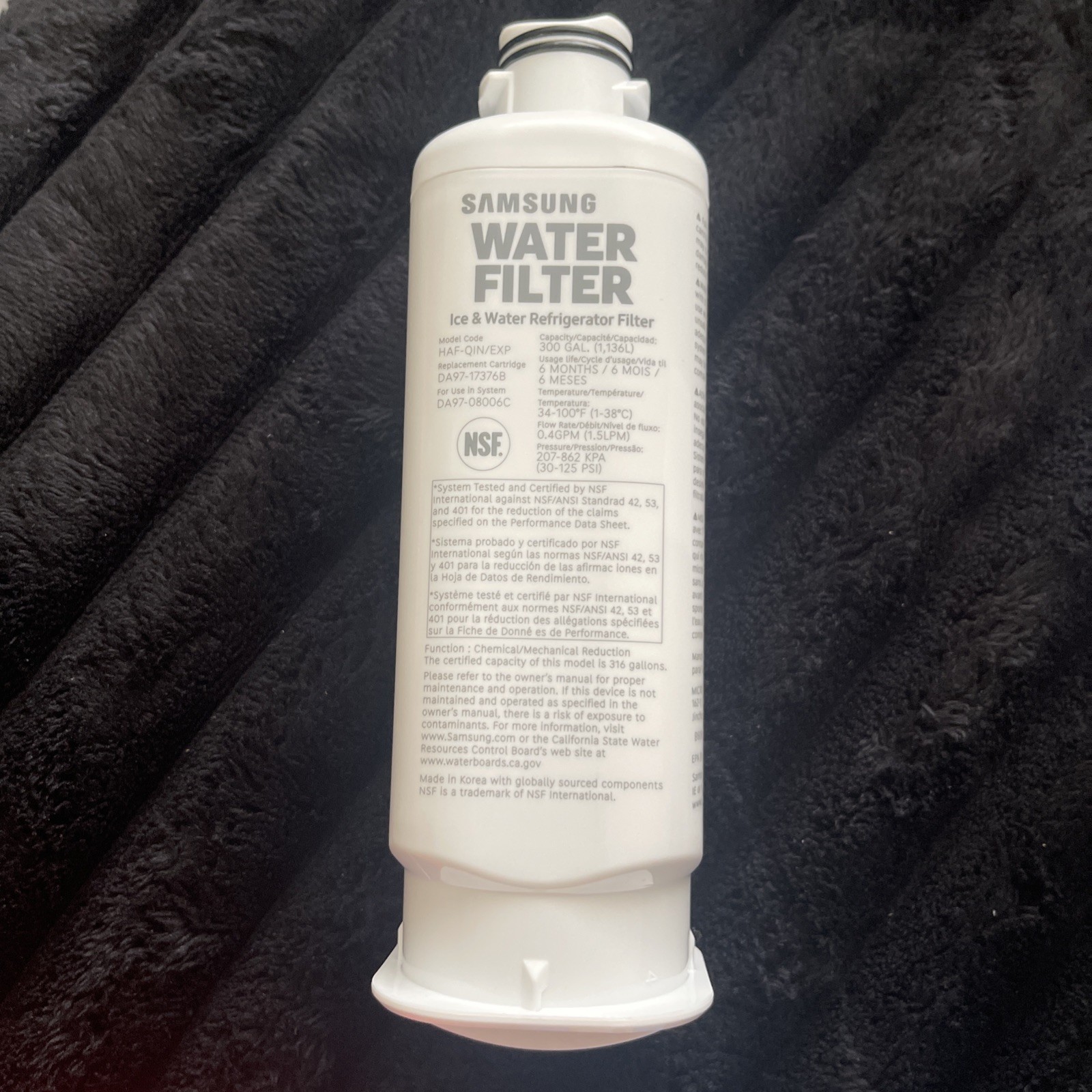 Samsung HAF-QIN/EXP DA97-173766B Refrigerator Water Filter