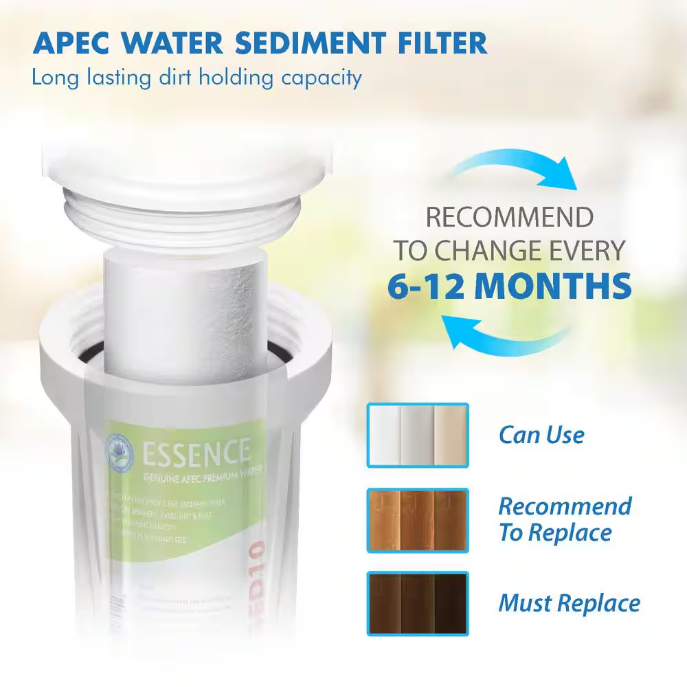 Essence 10 In. Standard Capacity First 3-Stage RO Replacement Filter (Bundle of