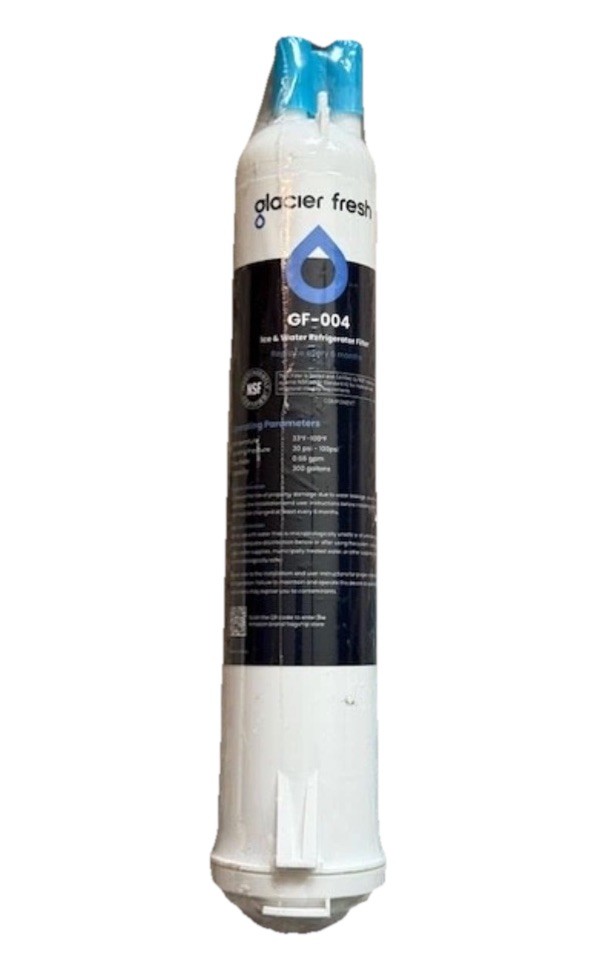 Glacier Fresh GF-004 Ice Water Refrigerator Filter 300 gal New Sealed E42