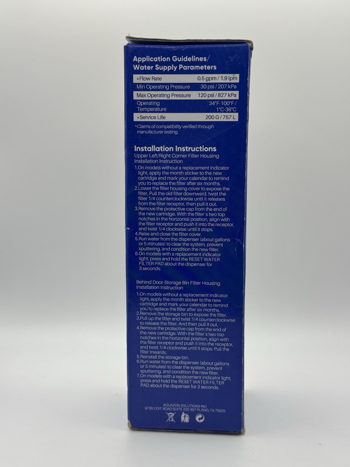 PUREPLUS RWF4700A Refrigerator Water Filter, New Sealed, RWF4700AC