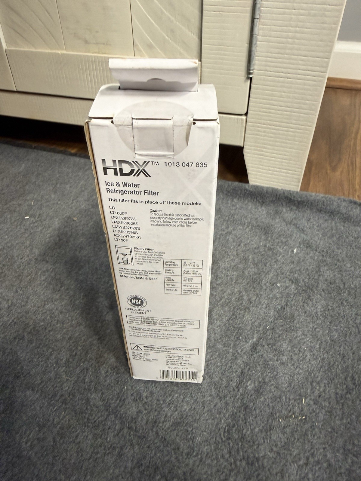 HDX LG Model LT1000P Replacement Water Ice Refrigerator Fridge Filter EQL-1-S