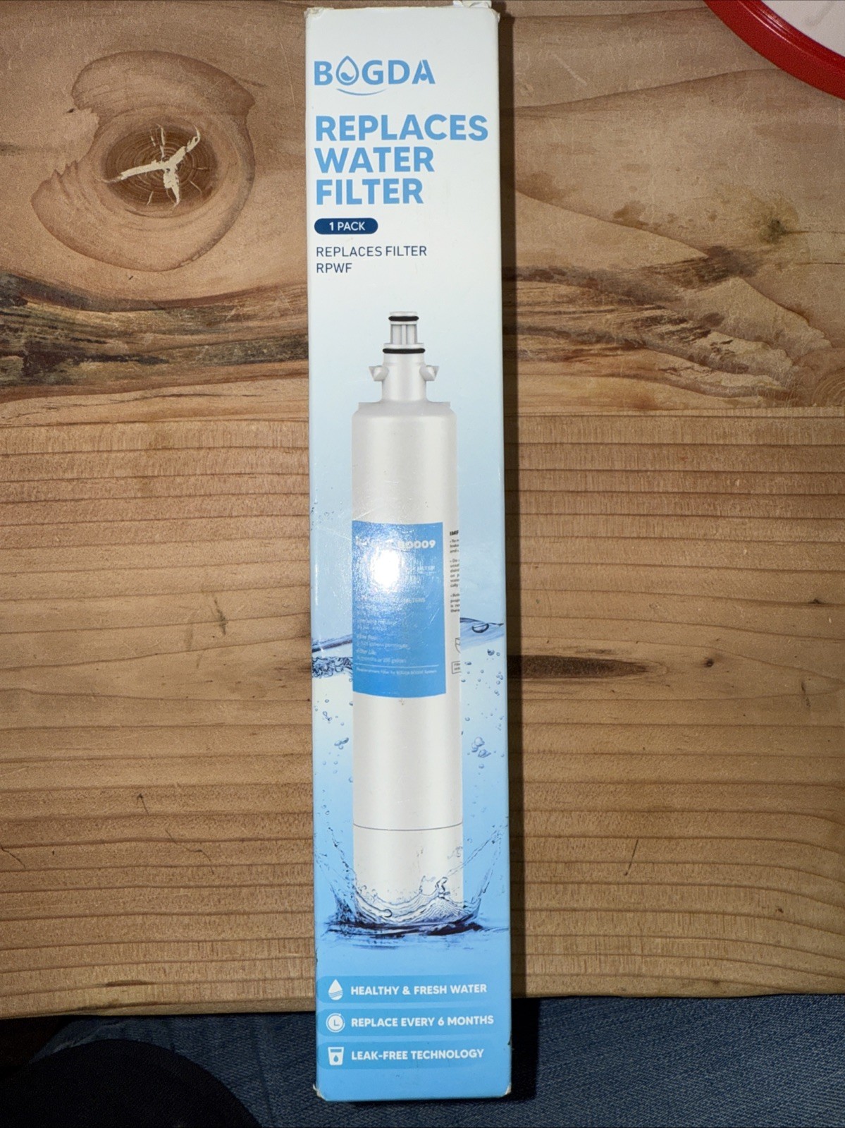 Water Filter Replaces RPWF. Compatible With GE French Door Refrigerators. BO009
