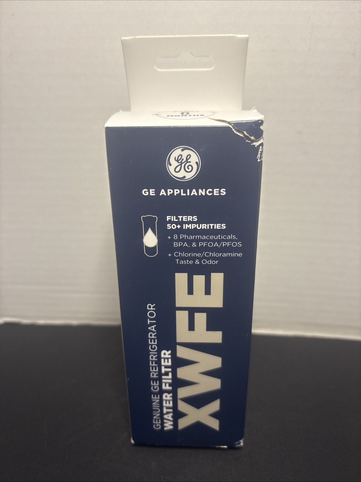 GE XWFE Refrigerator Water Filter Genuine Replacement, New Sealed Damage Box 🔥