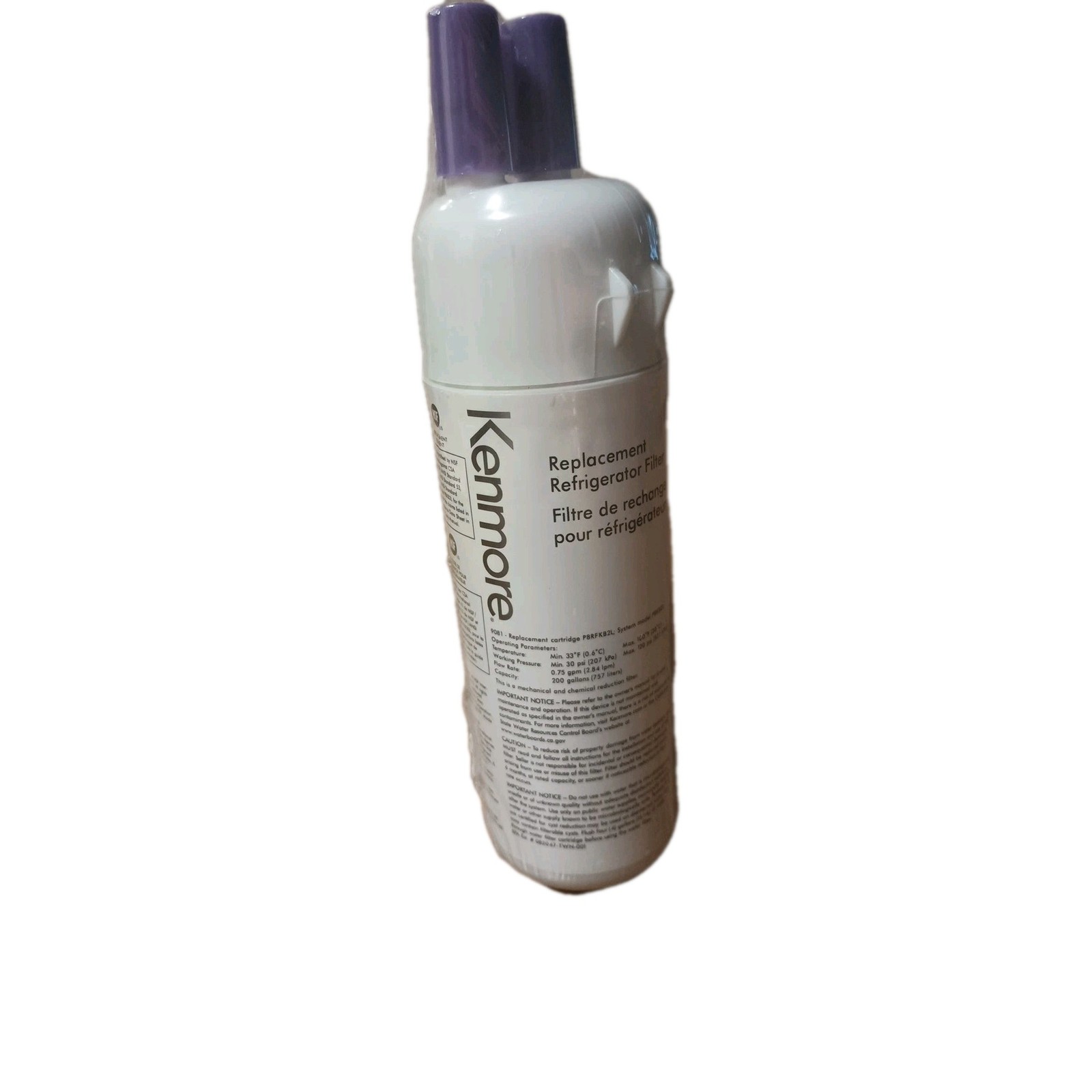 Kenmore Replacement Refrigerator Water Filter 46 -9081 No Box, Sealed, New