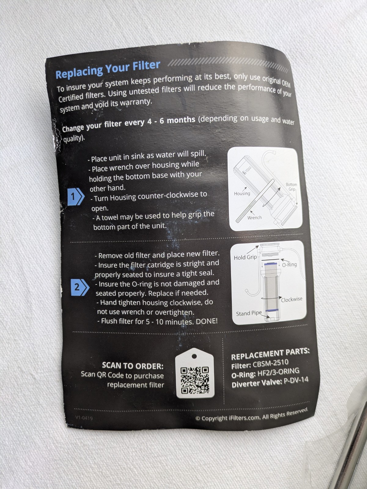 ifilters Countertop Multi Filtration Drinking Water Filter