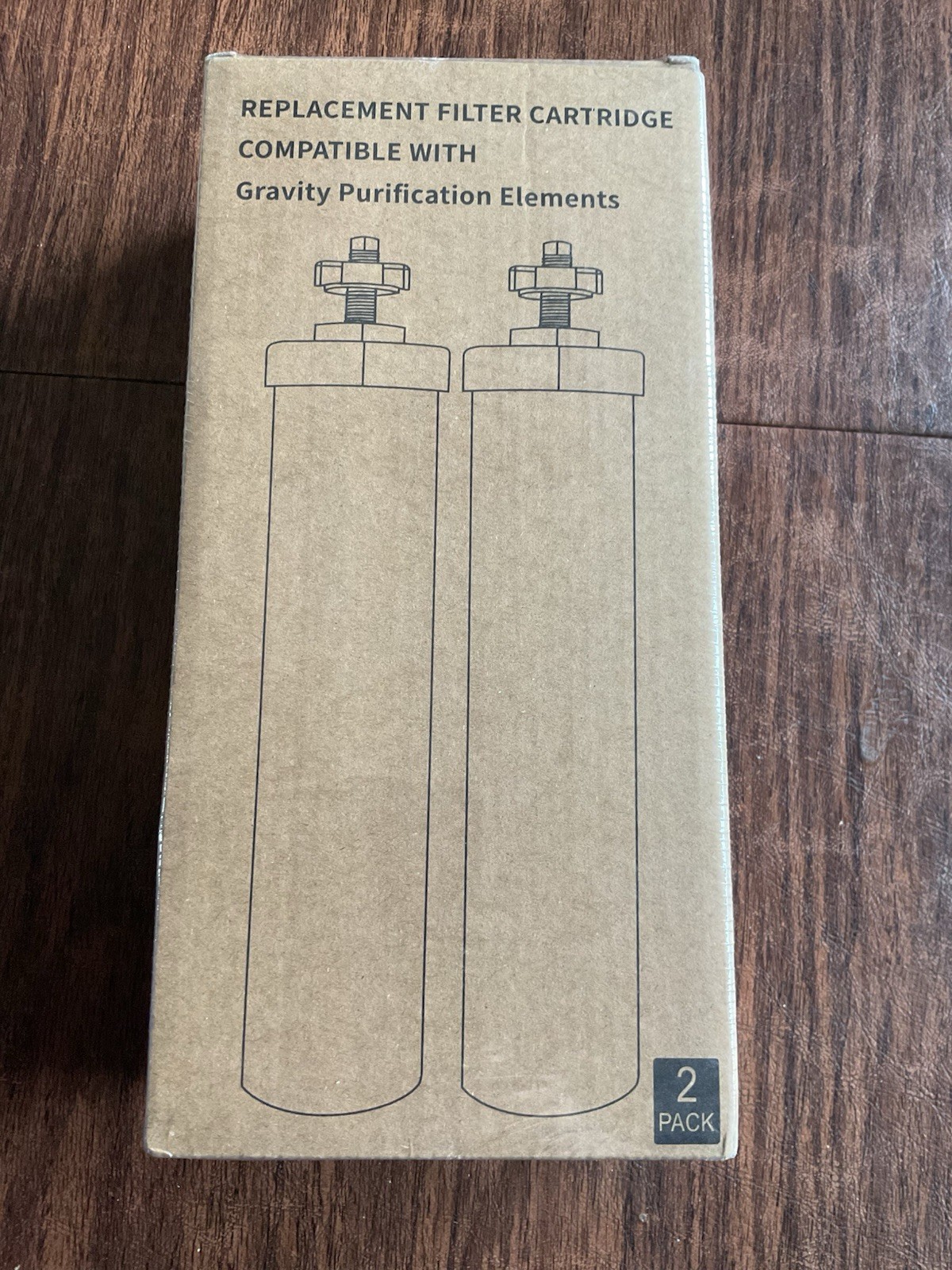 2 Pack Black Water Replacement Filter Cartridge