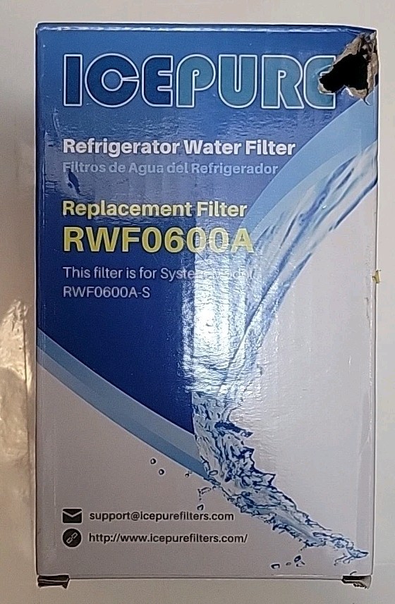 GENUINE ICEPURE RWF0600A REFRIGERATOR WATER FILTER USA SELLER FREE SHIPPING…
