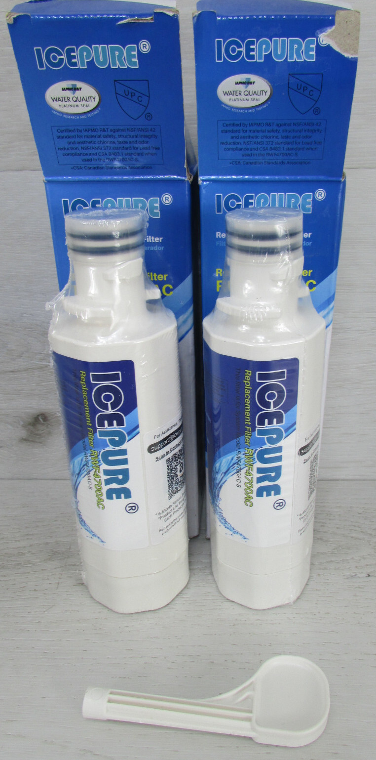 ICEPURE RWF4700AC Replacement LG LT1000P MDJ64844601 ADQ74793501 LT1000PC 2 PACK