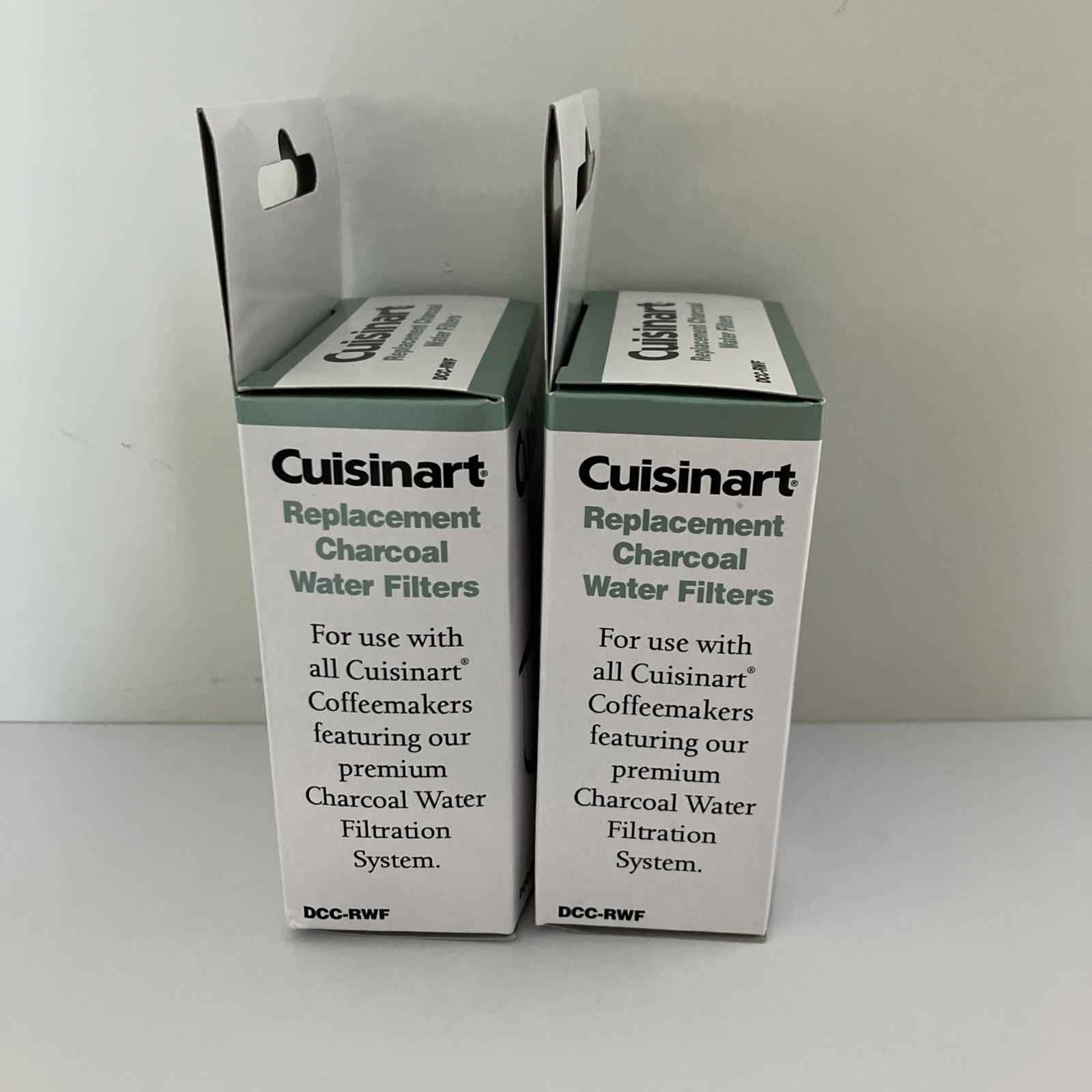 LOT OF 2 PACKS Cuisinart Replacement Charcoal Water Filters 2 per box = 4 total