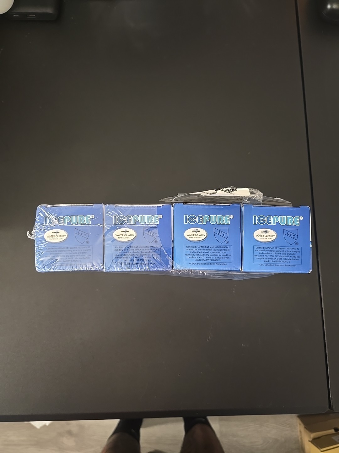 4pack ICEPURE RWF4700AC Replacement for LG LT1000P MDJ64844601 ADQ74793501