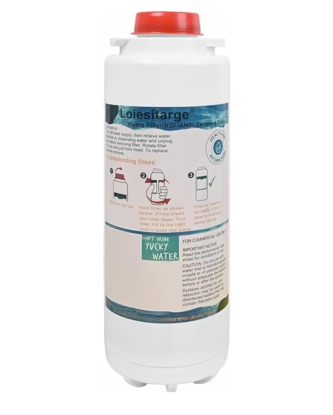 Water Filter Replacement Compatible With Elkay 51300C WaterSentry,