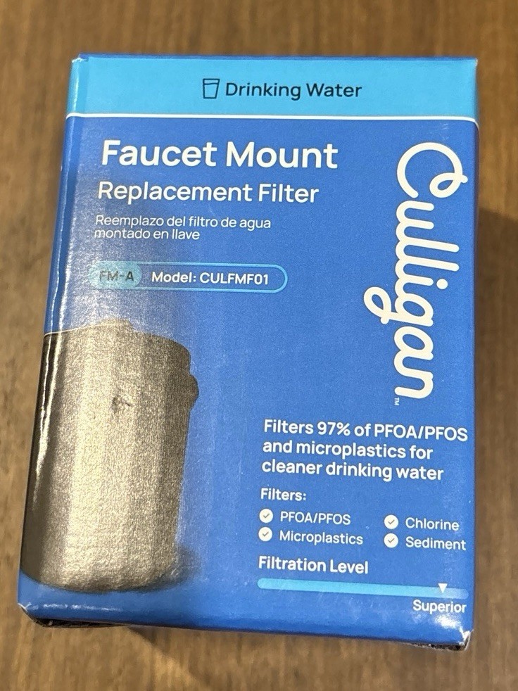 Culligan Faucet Mount Replacement Filter. Model CULFMF01. Filtration: Superior