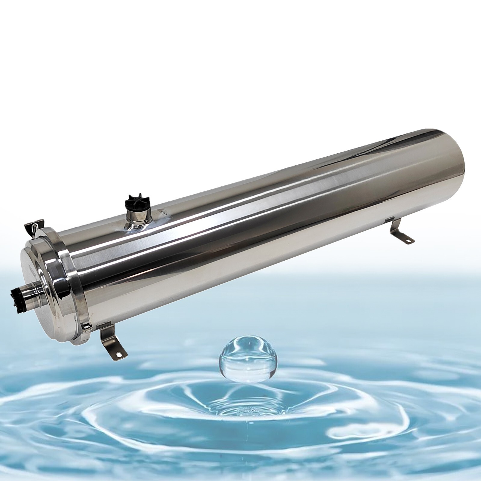 8000L/h Stainless PVDF Ultrafiltration Membrane Filter Water Purifier 1″ NPT