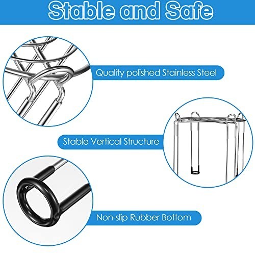 Dreyoo Water Filter Stand 8×9 In Stainless Steel Fits Berkey Alexapure 5 Gal