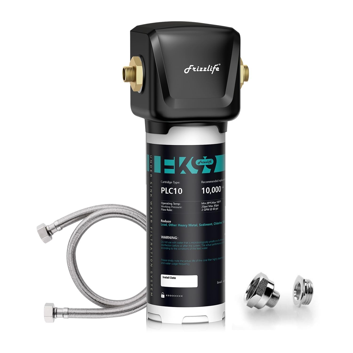 Effortless FK99 Under Sink Filter – 99.99% Chlorine and Lead Removal Certified