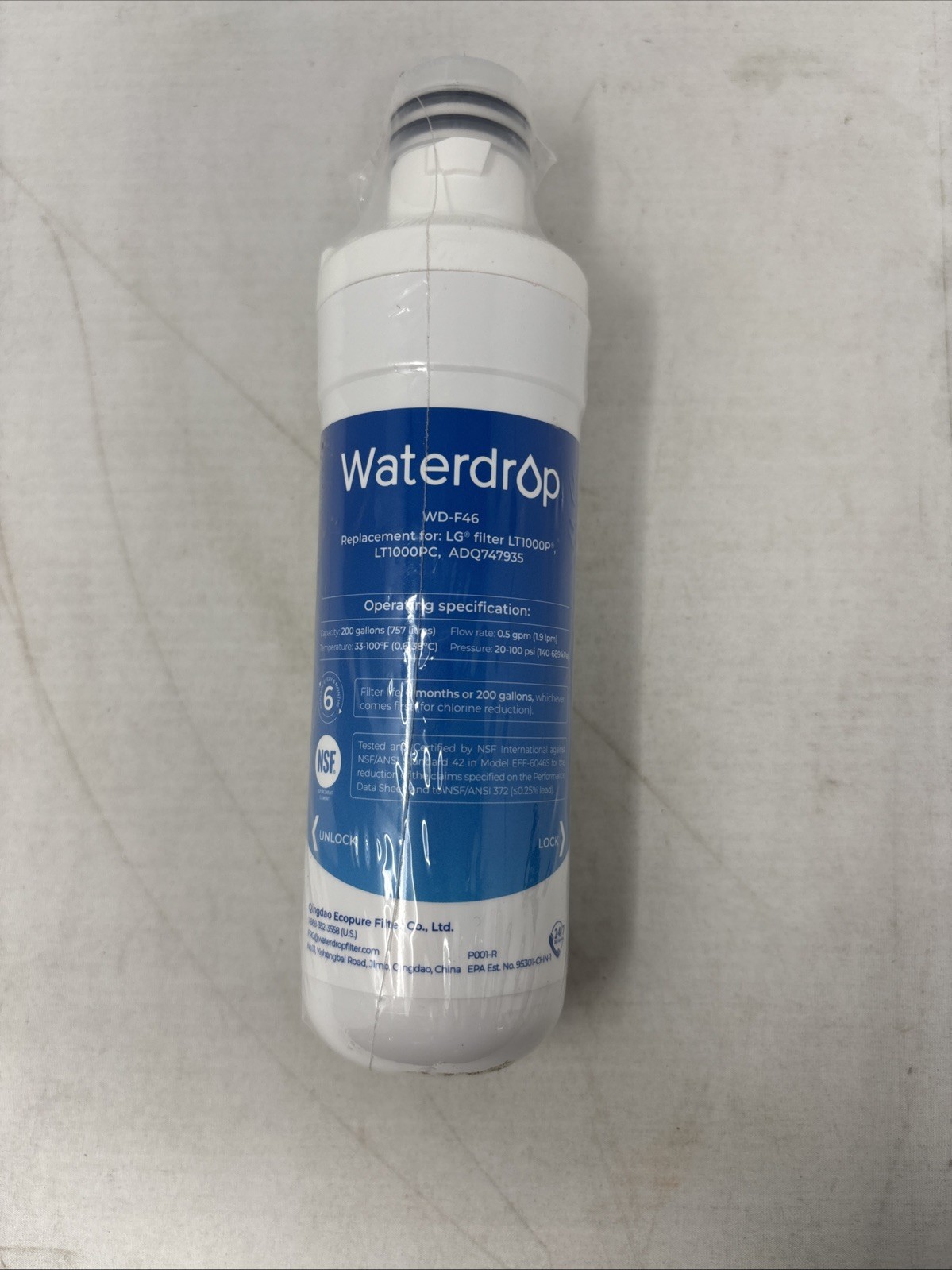 Waterdrop WD-F46 New, Sealed