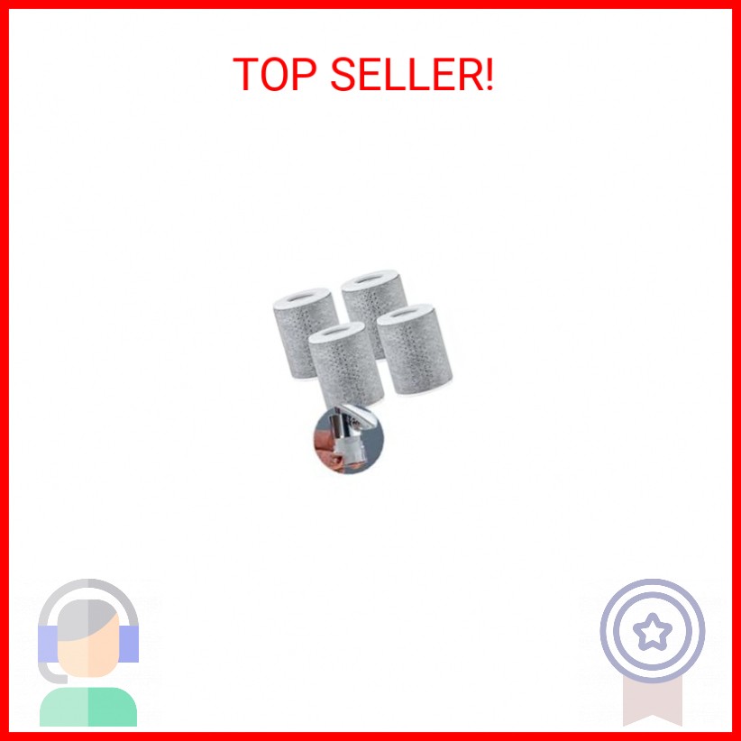 CECEFIN Carbon-Fiber Faucet Extender Aerator-Water-Filter – 4pcs 1um Micro-Porou