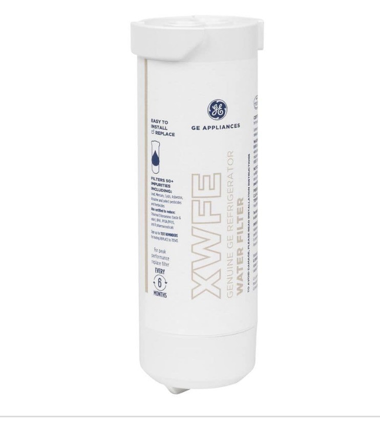 Genuine GE XWFE Refrigerator Water Filter Replacement without chip
