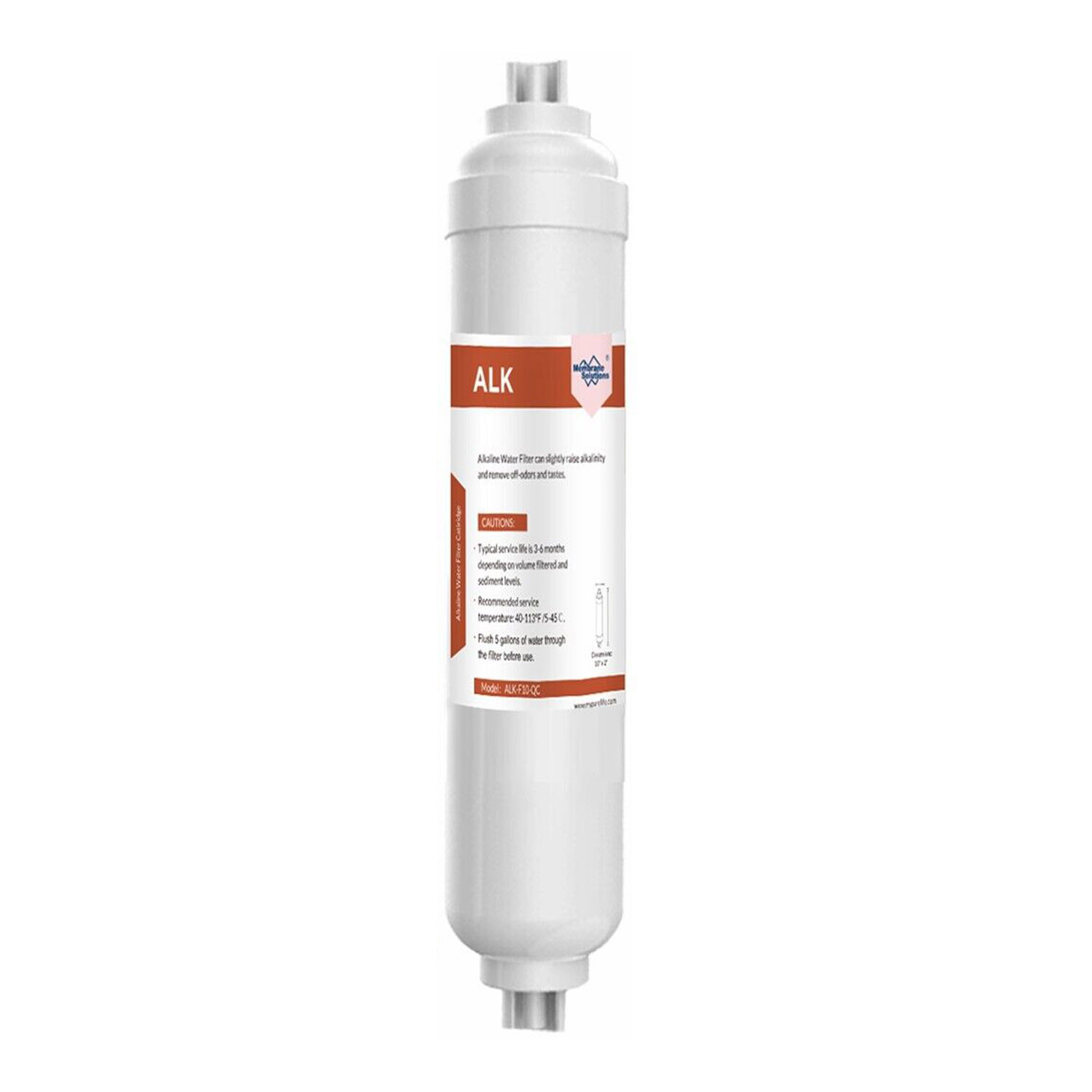 10″ Alkaline Water Filter pH+ ionizer Replacement for 6-Stage RO System 1-6 Pack